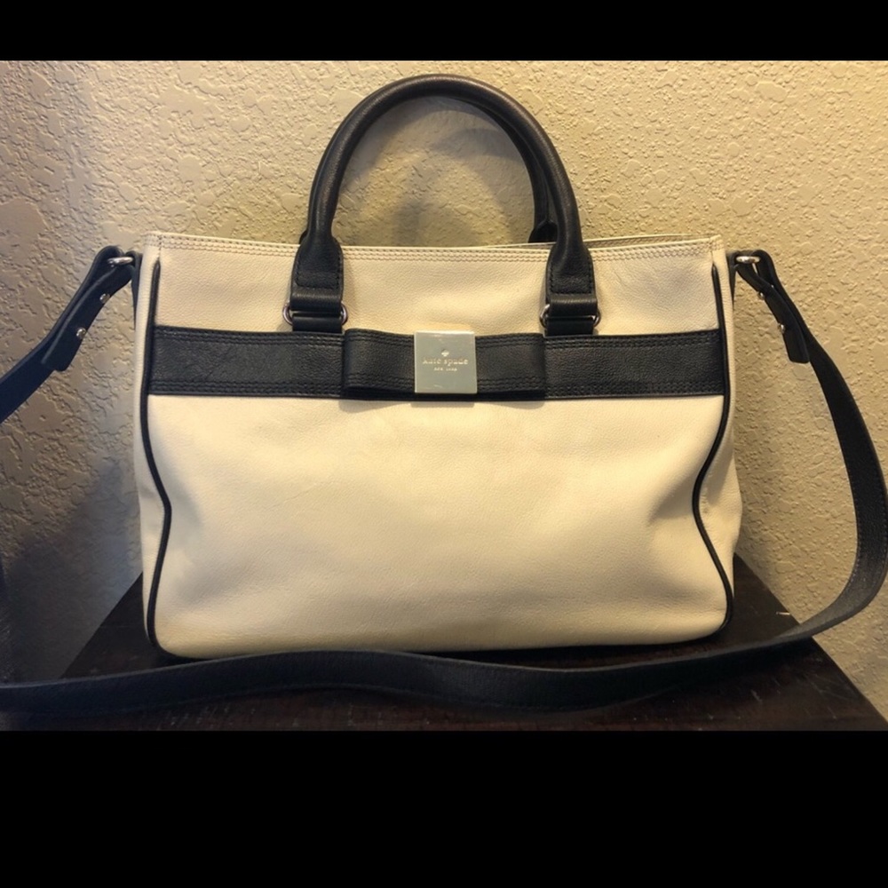 Kate Spade Crossbody Bag Black and Cream